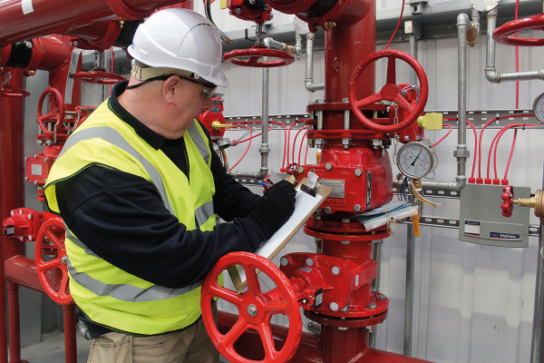 Системы пожаротушения (ВПВ и первичные средства пожаротушения)